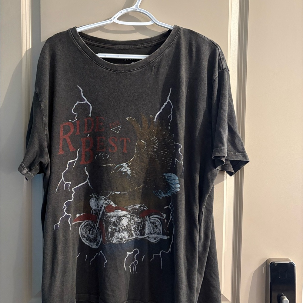 Lucky Brand Black Short Sleeve Tee
